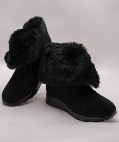 Fancy Black Boots for Baby Girls