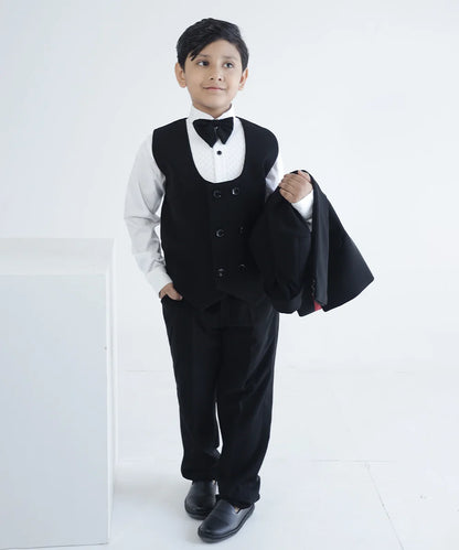 Black Colour New Coat Suit for Boys